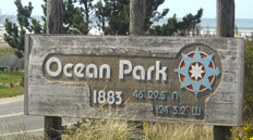 Ocean Park sign.